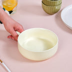 Pastel Yellow Bowl With Handle For Baking And Serving 700ml Nestasia