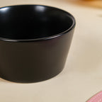 Ceramic Bowl With Handle Black 450 ml Nestasia