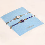 Flora Link Chain Bracelet For Women Set Of 2 Nestasia