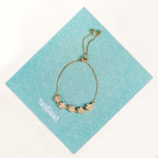Blingy Stone Flower Charm Bracelet For Women Nestasia