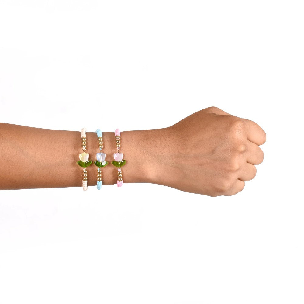 Set Of 3 Tulip Bracelets For Women Nestasia