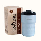 Brewster Insulated Travel Mug With Lid Baby Blue Jay 350ml Nestasia