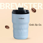 Brewster Insulated Travel Mug With Lid Baby Blue Jay 350ml Nestasia