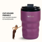 Brewster Insulated Travel Mug With Lid Plum Party Mauve 350ml Nestasia
