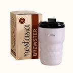 Brewster Insulated Travel Mug With Lid Rosy Taupe 350ml Nestasia