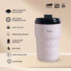 Brewster Insulated Travel Mug With Lid Rosy Taupe 350ml Nestasia