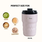 Brewster Insulated Travel Mug With Lid Rosy Taupe 350ml Nestasia