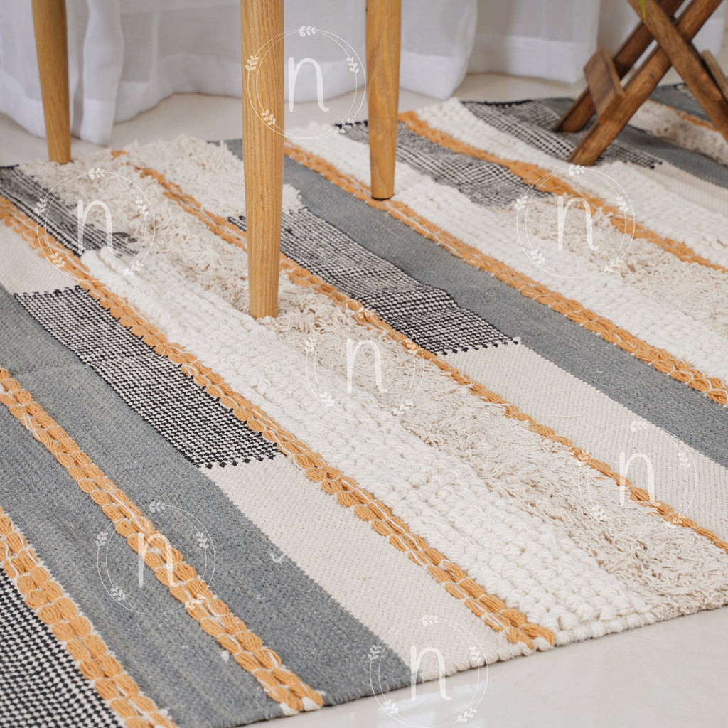 Brick Brack Abstract Carpet Nestasia