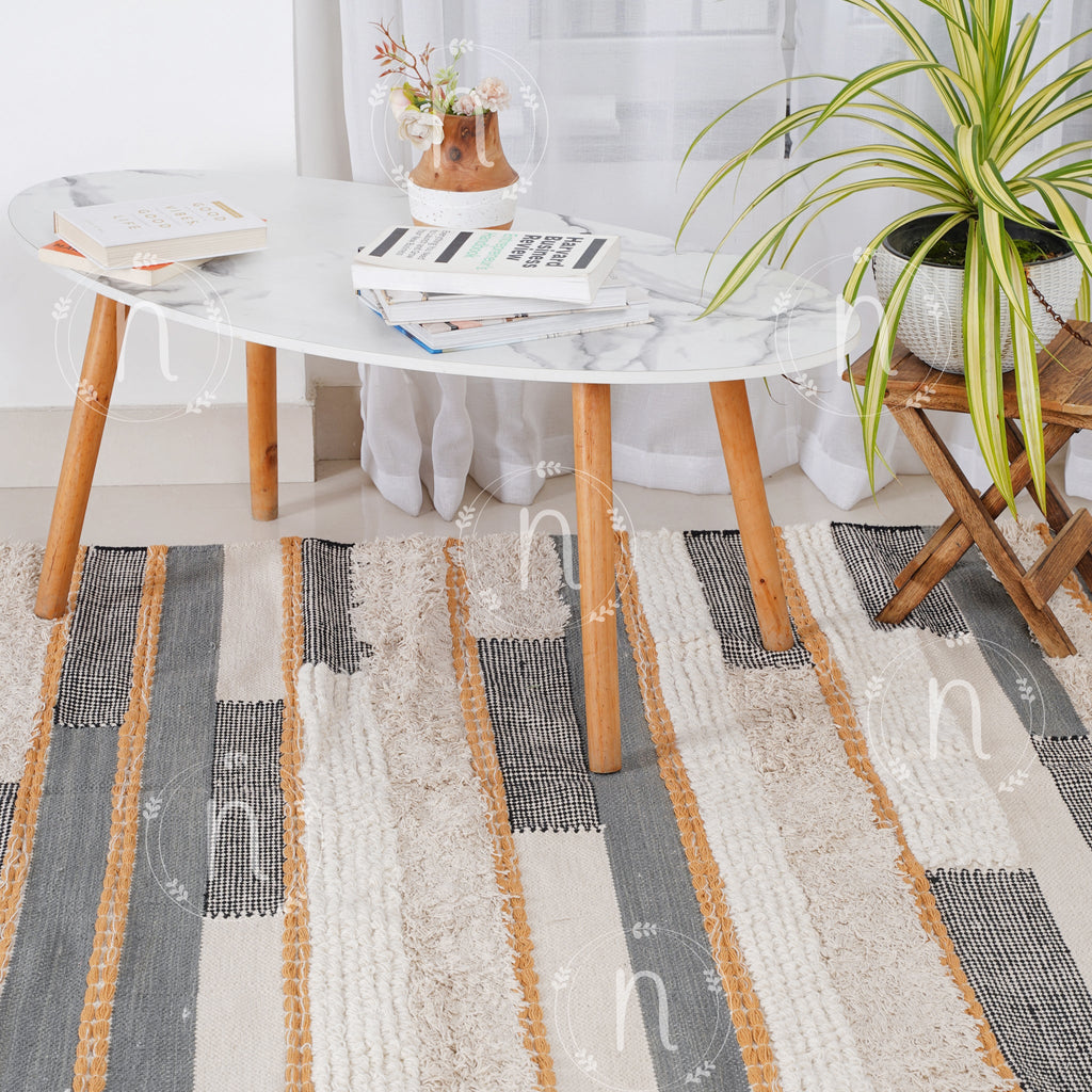 Brick Brack Abstract Carpet Nestasia