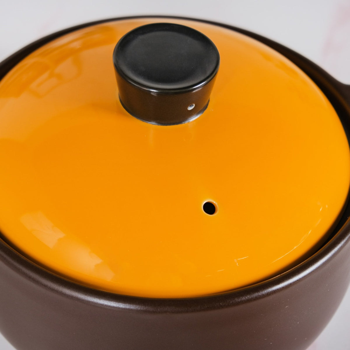 Clementine Ceramic Deep Cooking Pot With Lid 3200ml Nestasia