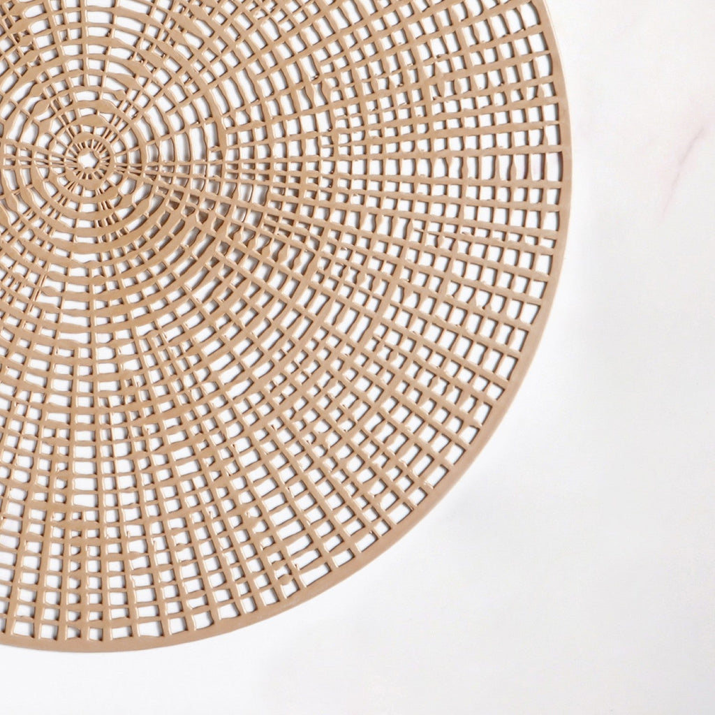 Brown Web Style Placemats Set Of 6 Nestasia