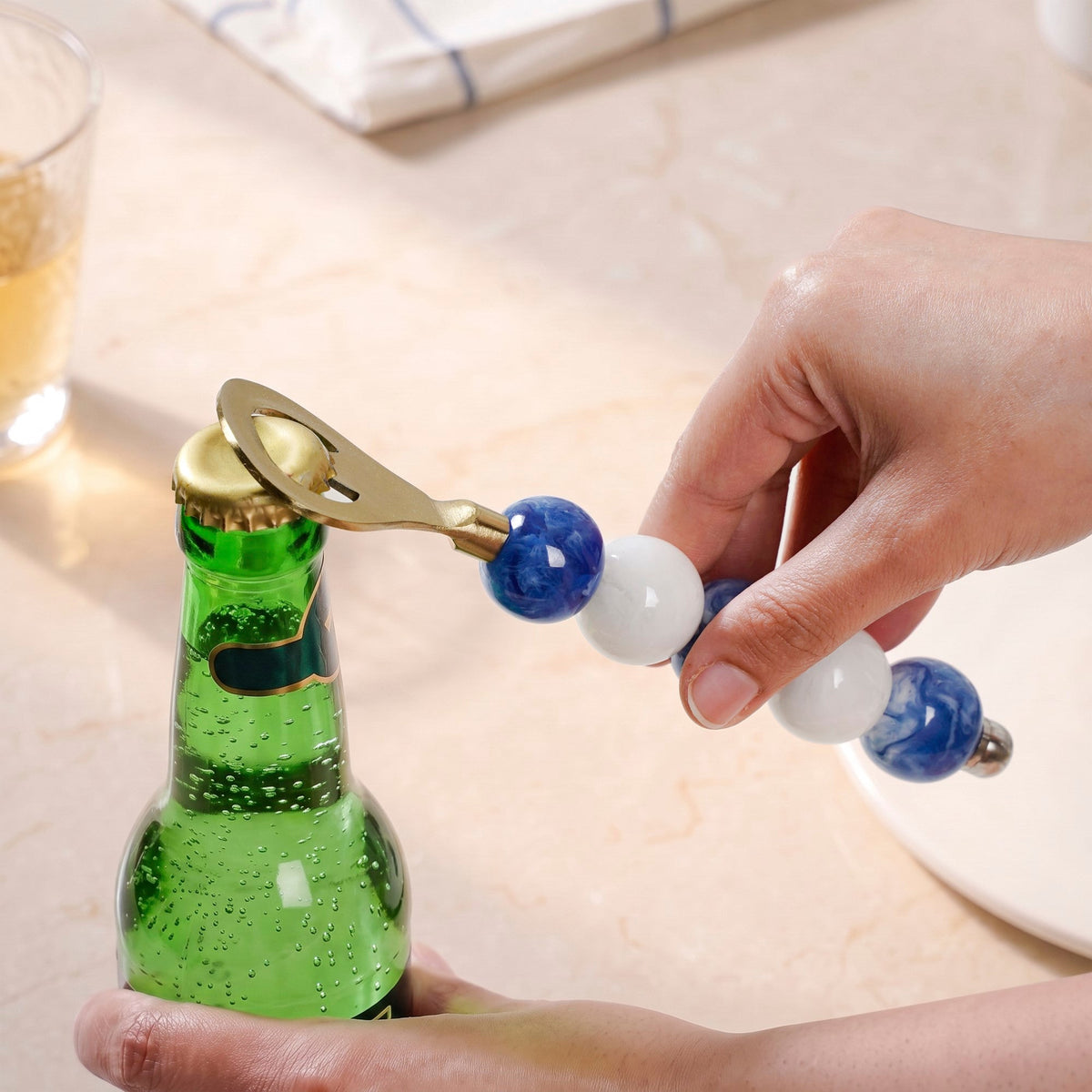 Bubble Bead Bottle Opener 18cm Nestasia