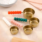 Bubble Handle Measuring Spoon Set Of 4 Nestasia