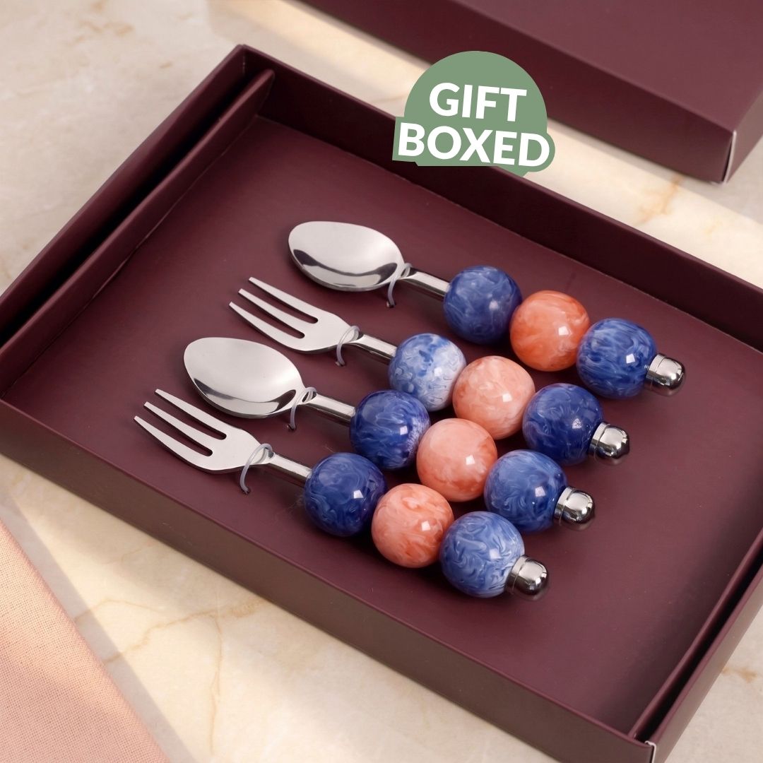 Bubble Orb Cutlery Set Of 4 Nestasia