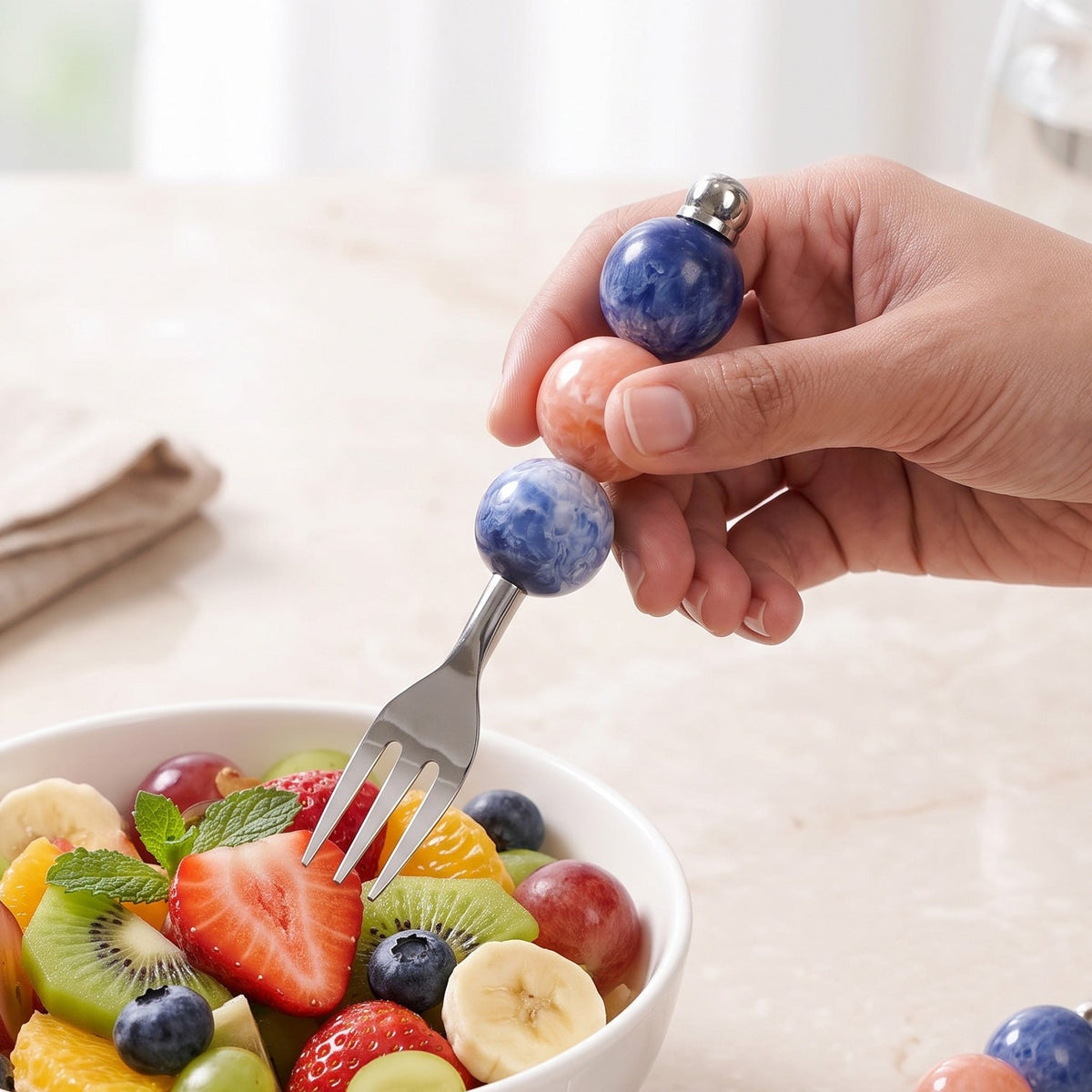 Bubble Orb Cutlery Set Of 4 Nestasia