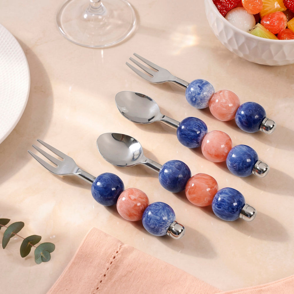 Bubble Orb Cutlery Set Of 4 Nestasia