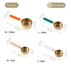 Bubble Handle Measuring Spoon Set Of 4 Nestasia
