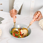 Bubble Handle Serving Spoon Set Of 2 Nestasia