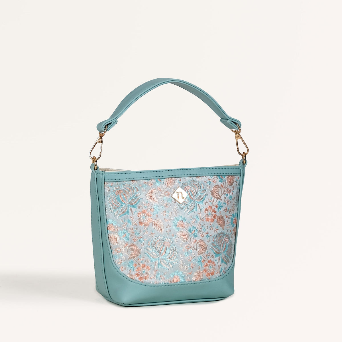 Eden Structured Bucket Bag Mint Nestasia