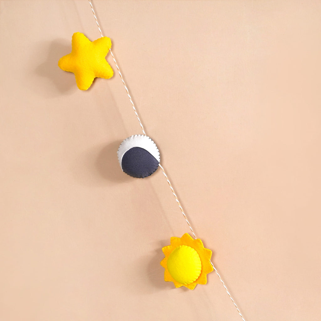 Outer Space Bunting For Kids Room Decor Nestasia
