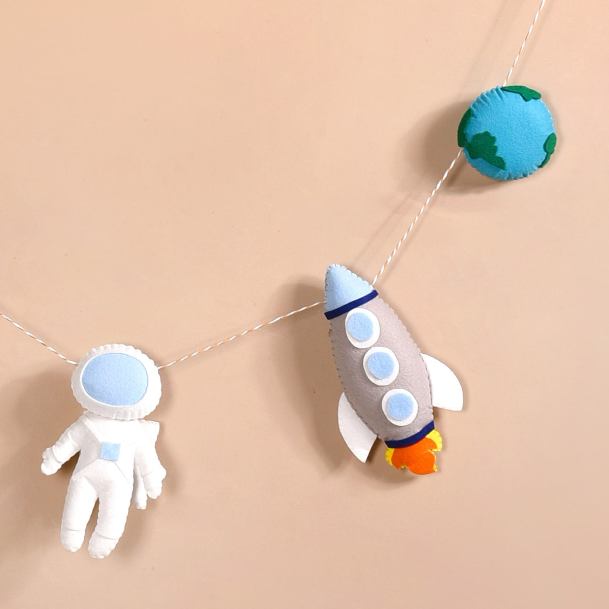 Outer Space Bunting For Kids Room Decor Nestasia