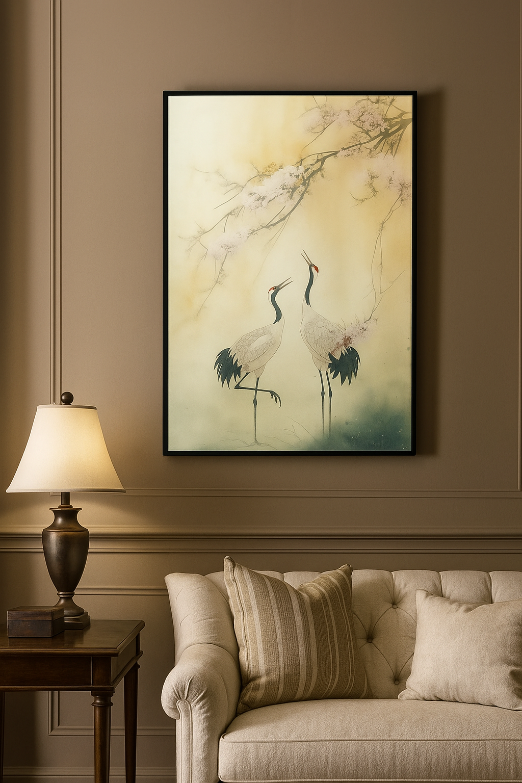 By Your Side | Printed Canvas Wall Art Contrast Living