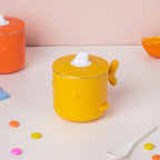 Keep Warm Stainless Steel Feeding Cup Yellow 200 ml Nestasia