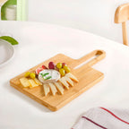 Mod Bamboo Platter With Handle 13 Inch Nestasia
