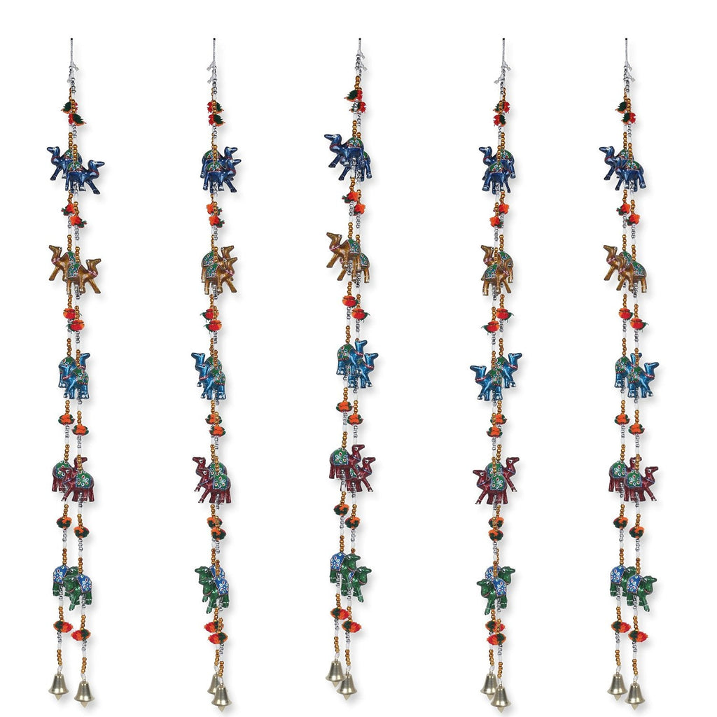 Multicolor Handcrafted Decorative Rajasthani Camel Wall/Door hanging Toran set of 2 Kafalo