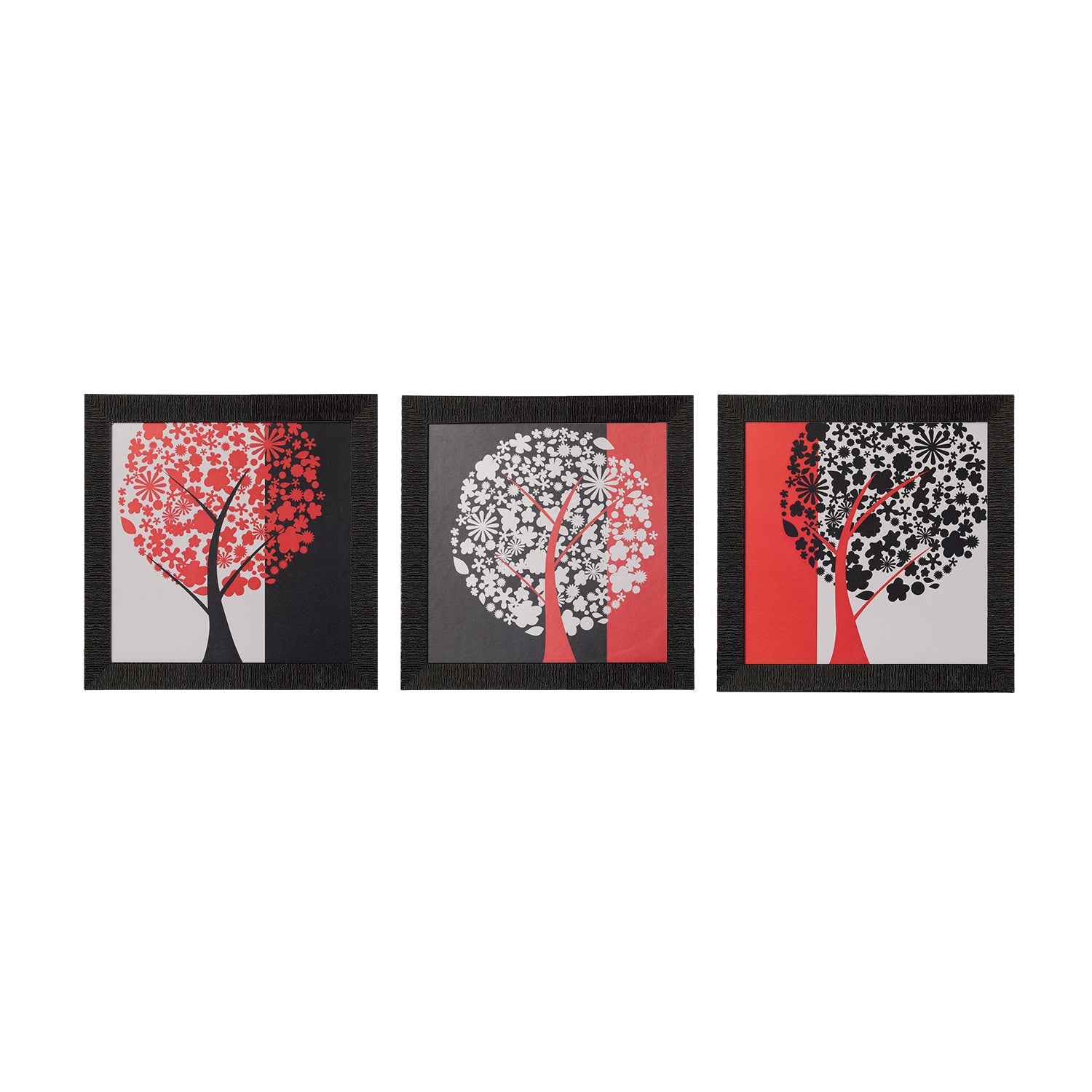 Set of 3 Satin Matt Textured Art Painting Kafalo