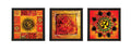 Set Of 3 Om and Ganesha Satin Matt Texture UV Art Painting Kafalo