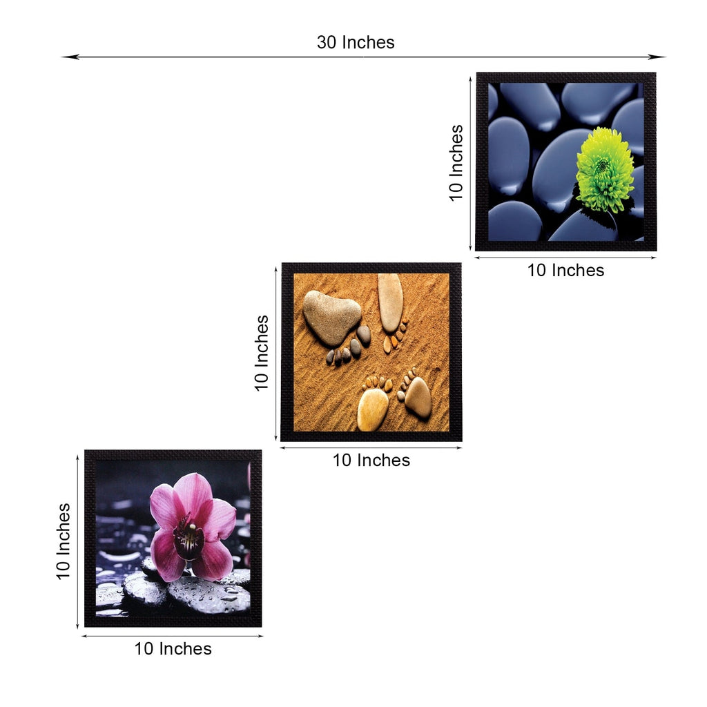 Set Of 3 Natural Beauty Shots Satin Matt Texture UV Art Painting Kafalo