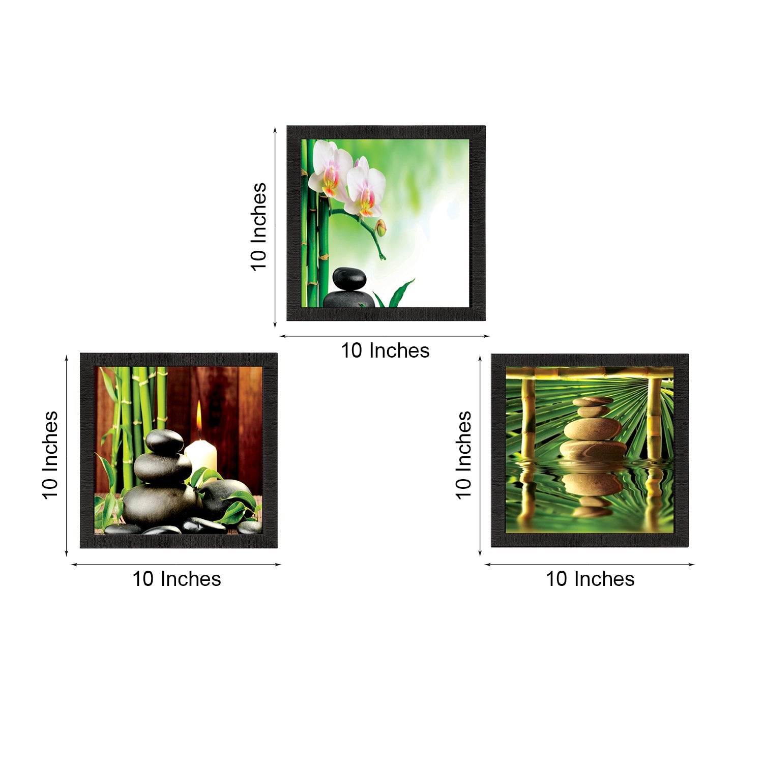 Set Of 3 Natural Beauty Shots Satin Matt Texture UV Art Painting Kafalo