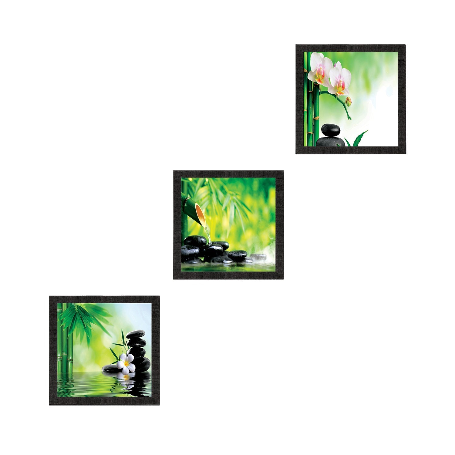 Set Of 3 Natural Beauty Shots Satin Matt Texture UV Art Painting Kafalo