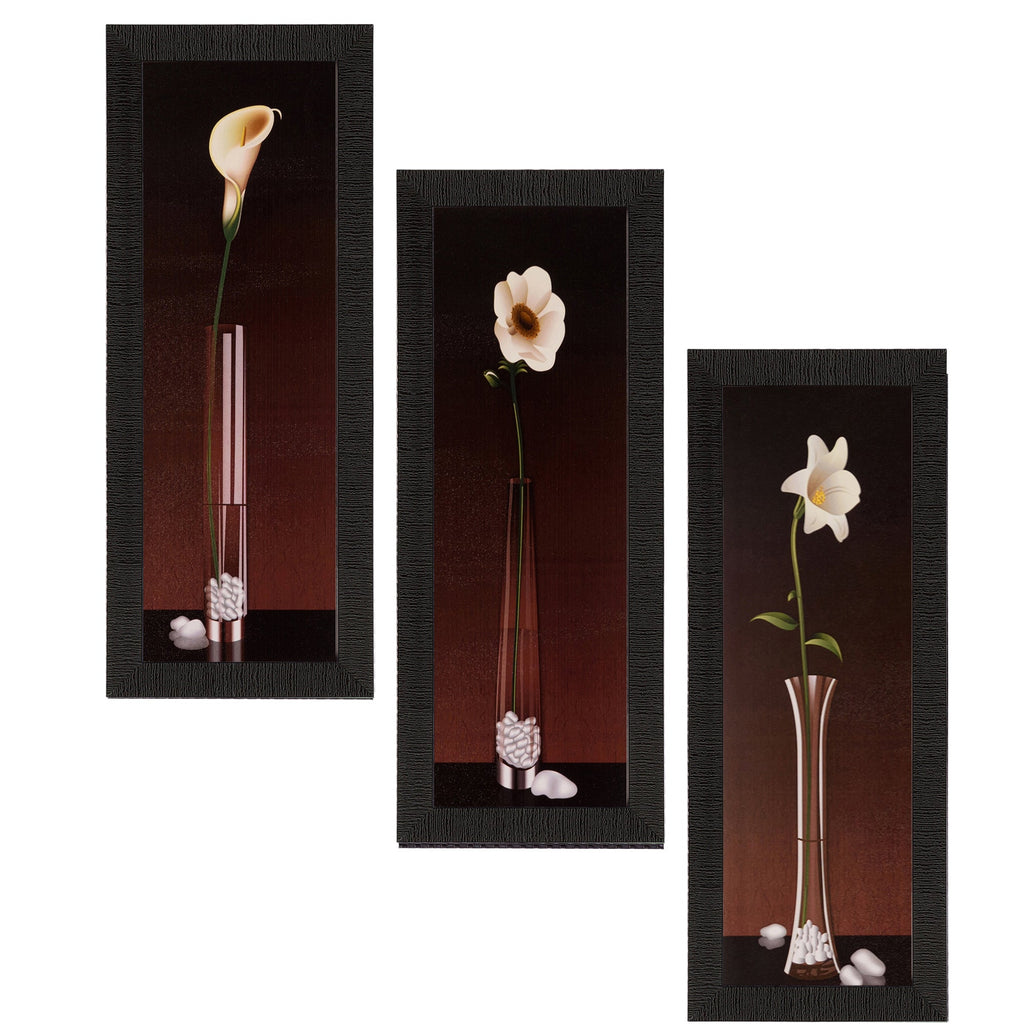 Set of 3 Satin Matt Textured Art Painting Kafalo