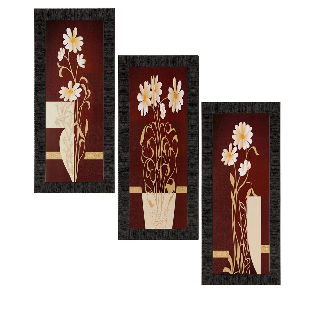 Set of 3 Satin Matt Textured Art Painting Kafalo