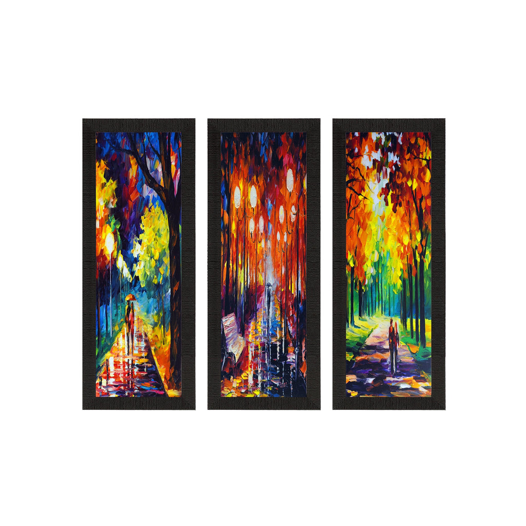 Set Of 3 Beautiful Loving Couple Satin Matt Texture UV Art Painting Kafalo