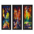 Set Of 3 Couple Love Moments Satin Matt Texture UV Art Painting Kafalo