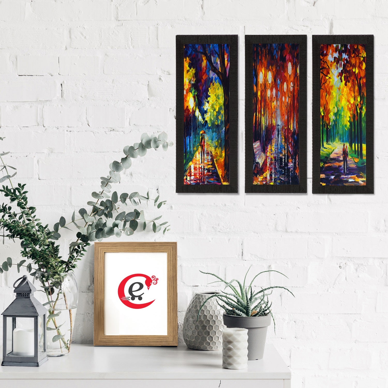 Set Of 3 Couple Love Moments Satin Matt Texture UV Art Painting Kafalo