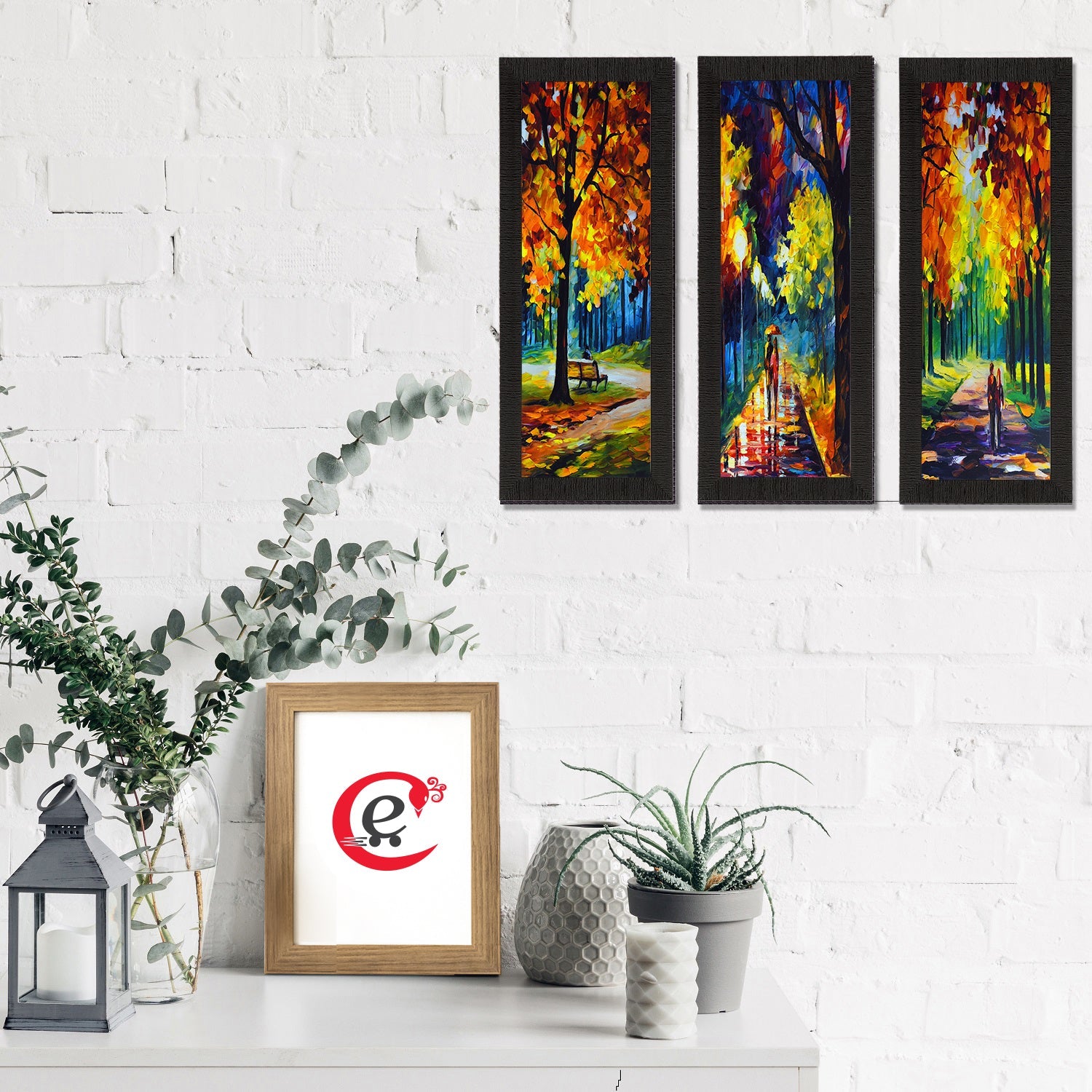 Set Of 3 Couple Love Moments Satin Matt Texture UV Art Painting Kafalo