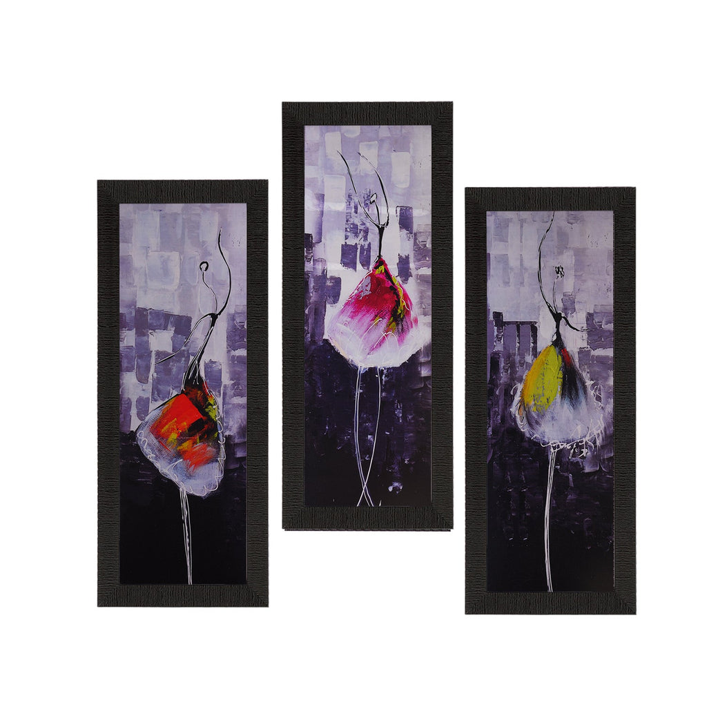 Set Of 3 Beautiful Angels Satin Matt Texture UV Art Painting Kafalo
