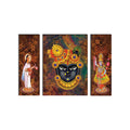 6MM MDF Set of 3 Lord Balaji Satin Matt Texture UV Art Painting Kafalo