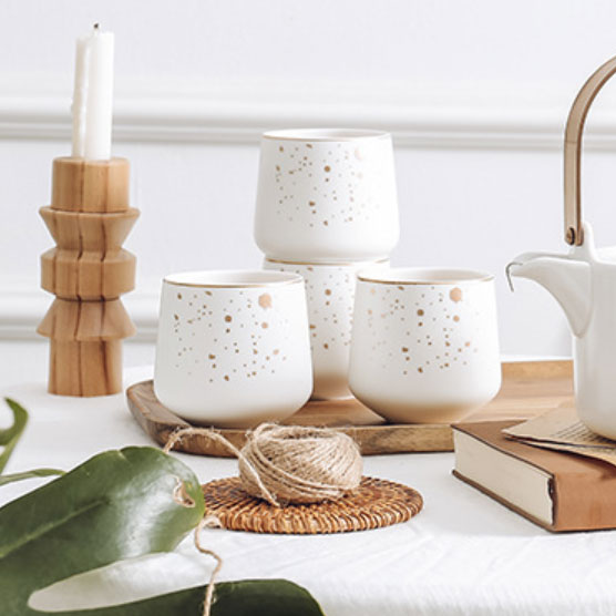 Golden Dotted Mug Nestasia