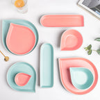 Pink Long Plate 9 Inch Nestasia