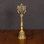 Brass Chakra Handbell (10.5 Inch) Vedansh Craft
