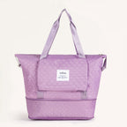 Montara Waterproof Over Night Bag Foldable Expandable Violet Nestasia