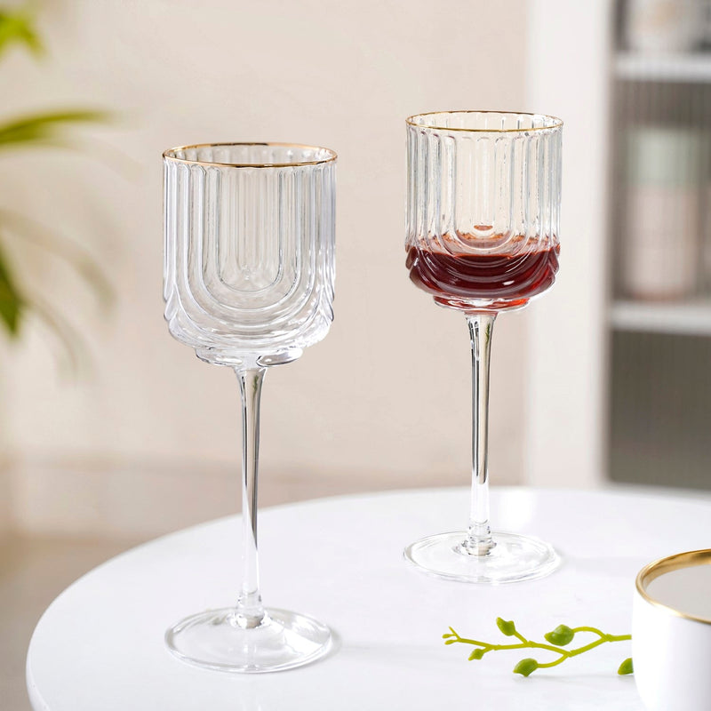 Luxe Wine Glass Set Of 2 330ml Nestasia