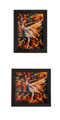 Set of 2 Satin Matt Texture UV Art Painting Kafalo