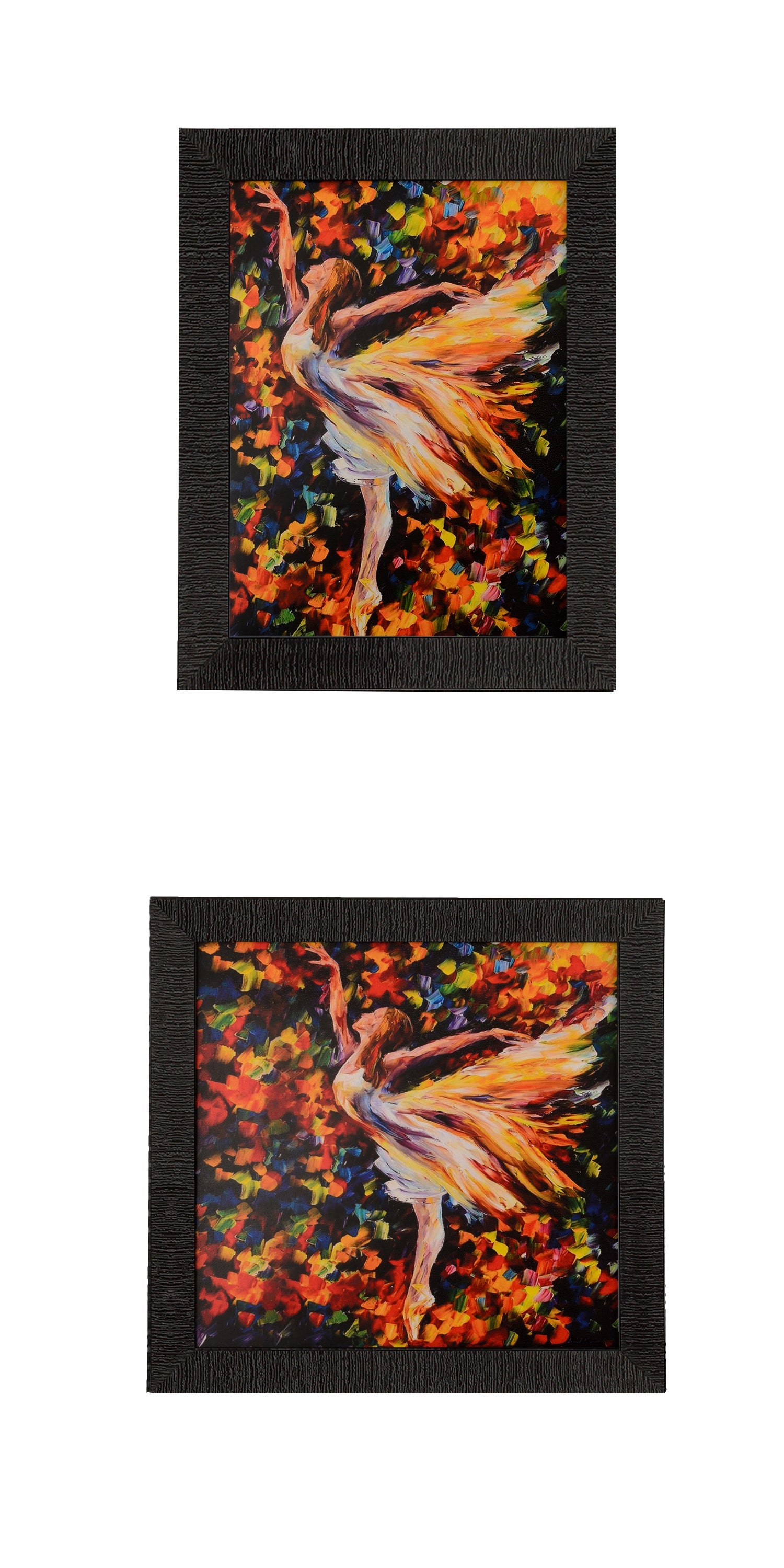 Set of 2 Satin Matt Texture UV Art Painting Kafalo