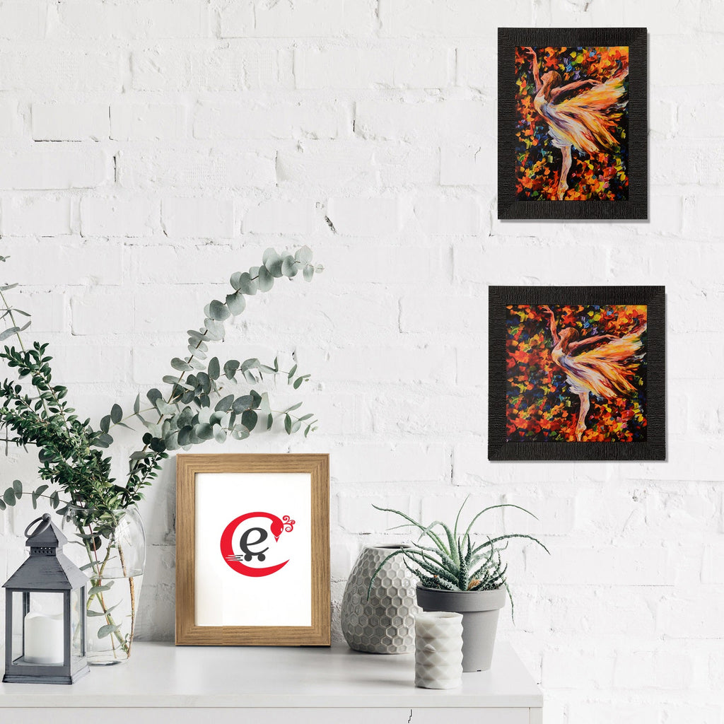 Set of 2 Satin Matt Texture UV Art Painting Kafalo